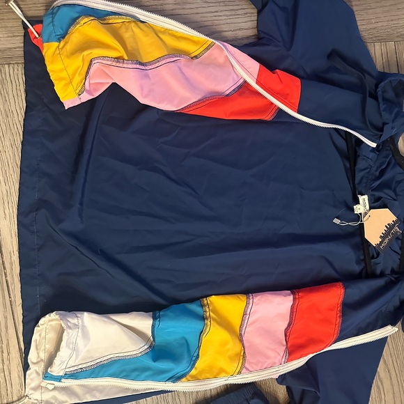 Main Strip Colorful Striped Spring Jacket-New-Cute! - Picture 12 of 15